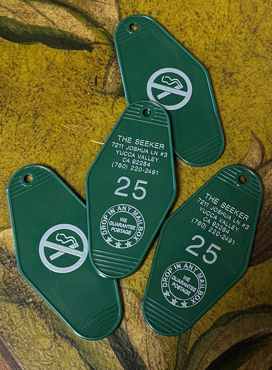 THE SEEKER Motel Keychain